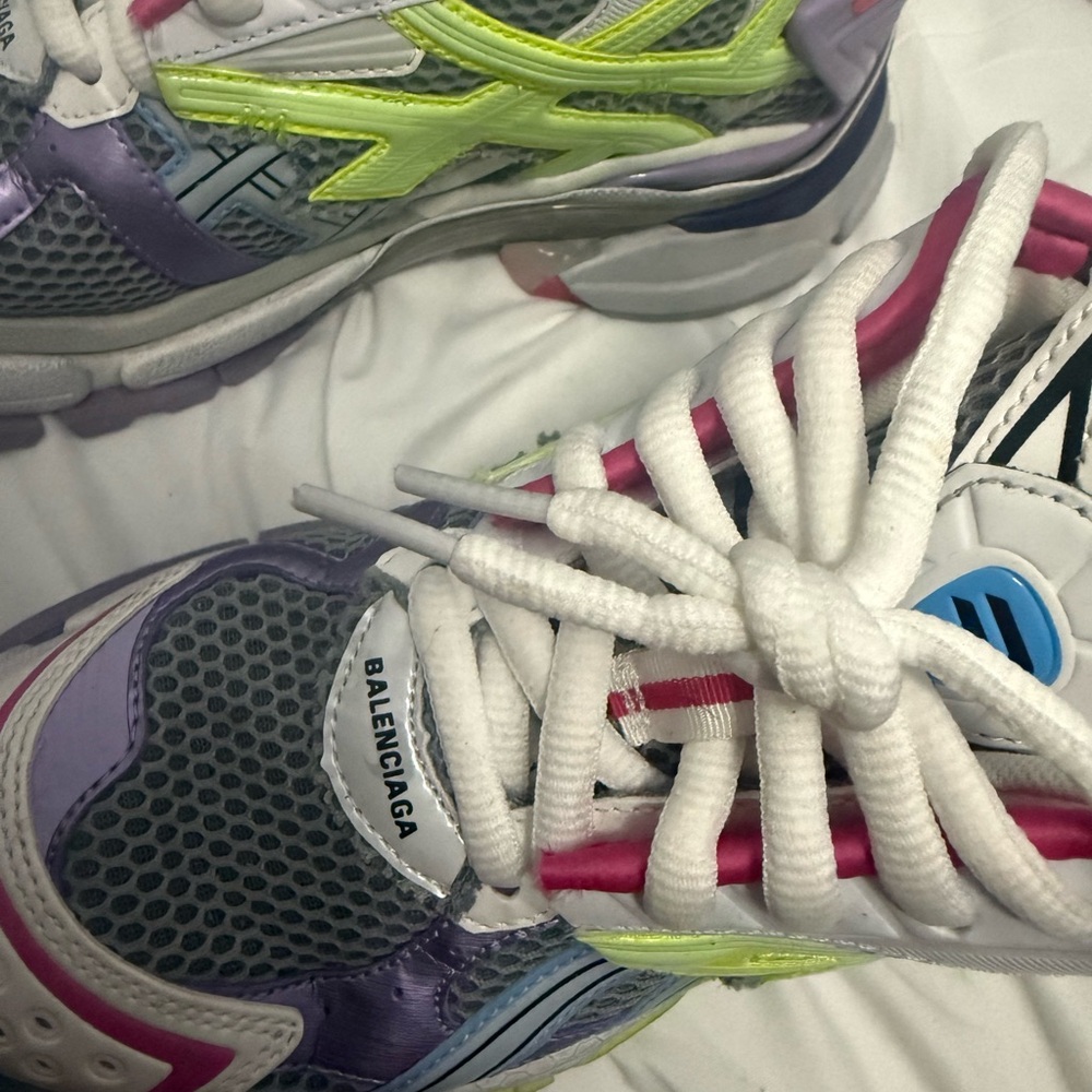 Balenciaga Pink and White Runner